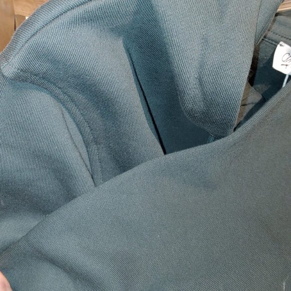 CM Fashion unisex hoodie Long Sleeve with pockets color green - Picture 3 of 5